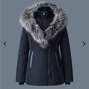 Mackage Adali down coat with silver fox fur